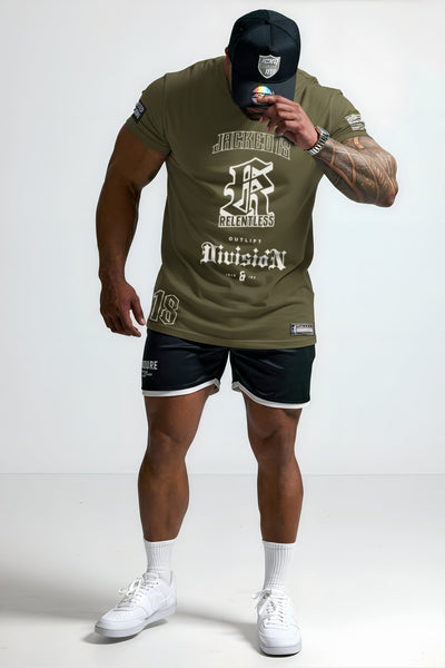 3018 ARMY-G RELENTLESS TEE