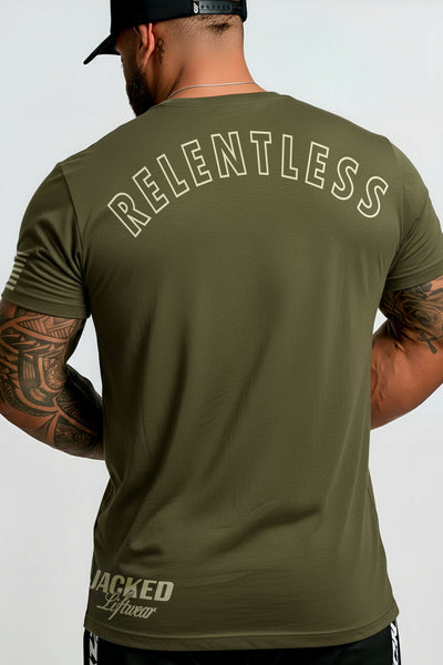 3018 ARMY-G RELENTLESS TEE