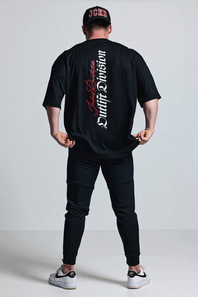 4018 SIGNATURE RED OVERSIZED TEE