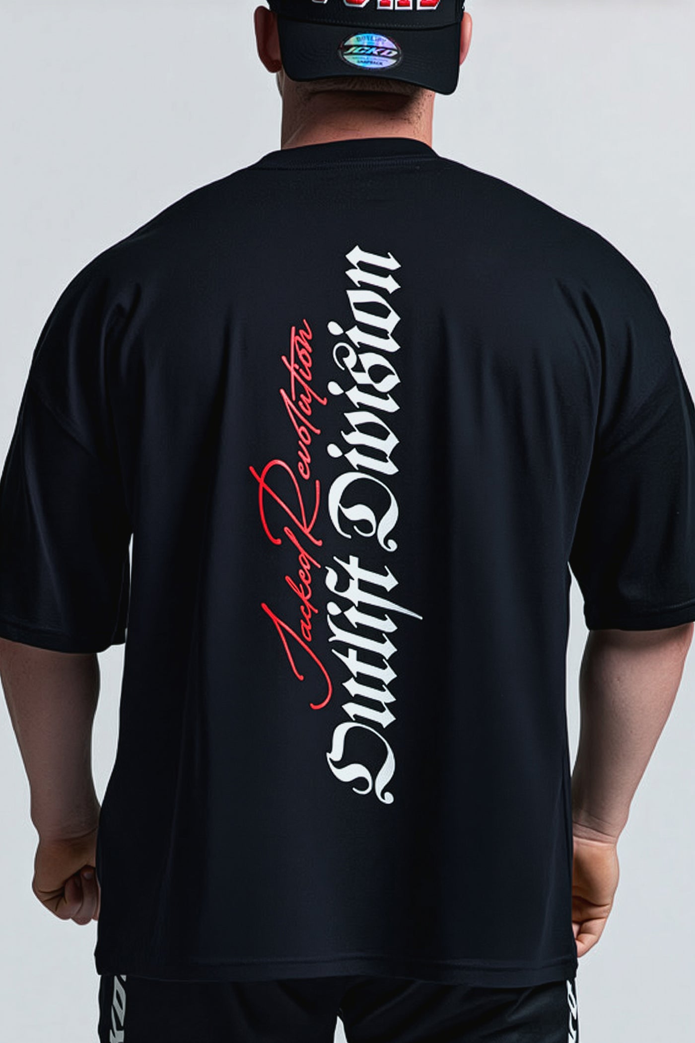 4018 SIGNATURE RED OVERSIZED TEE