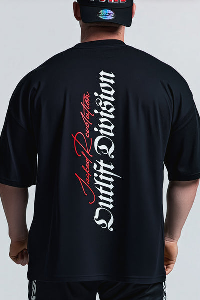 4018 SIGNATURE RED OVERSIZED TEE