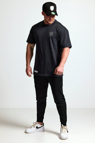 5018 BLACK ON BLACK OVERSIZED