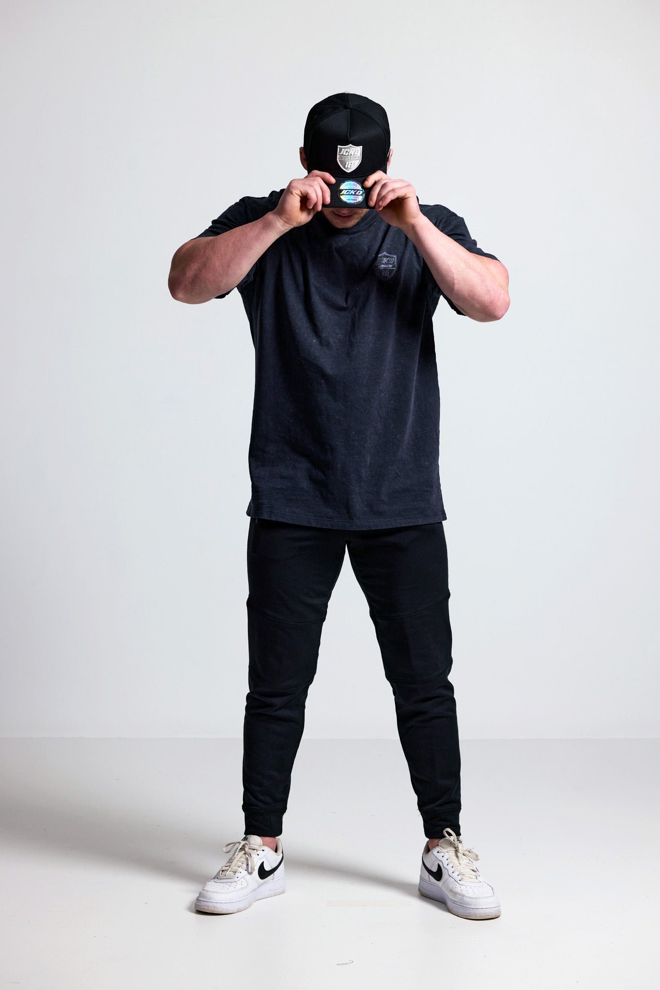 5018 BLACK N BLACK OVERSIZED