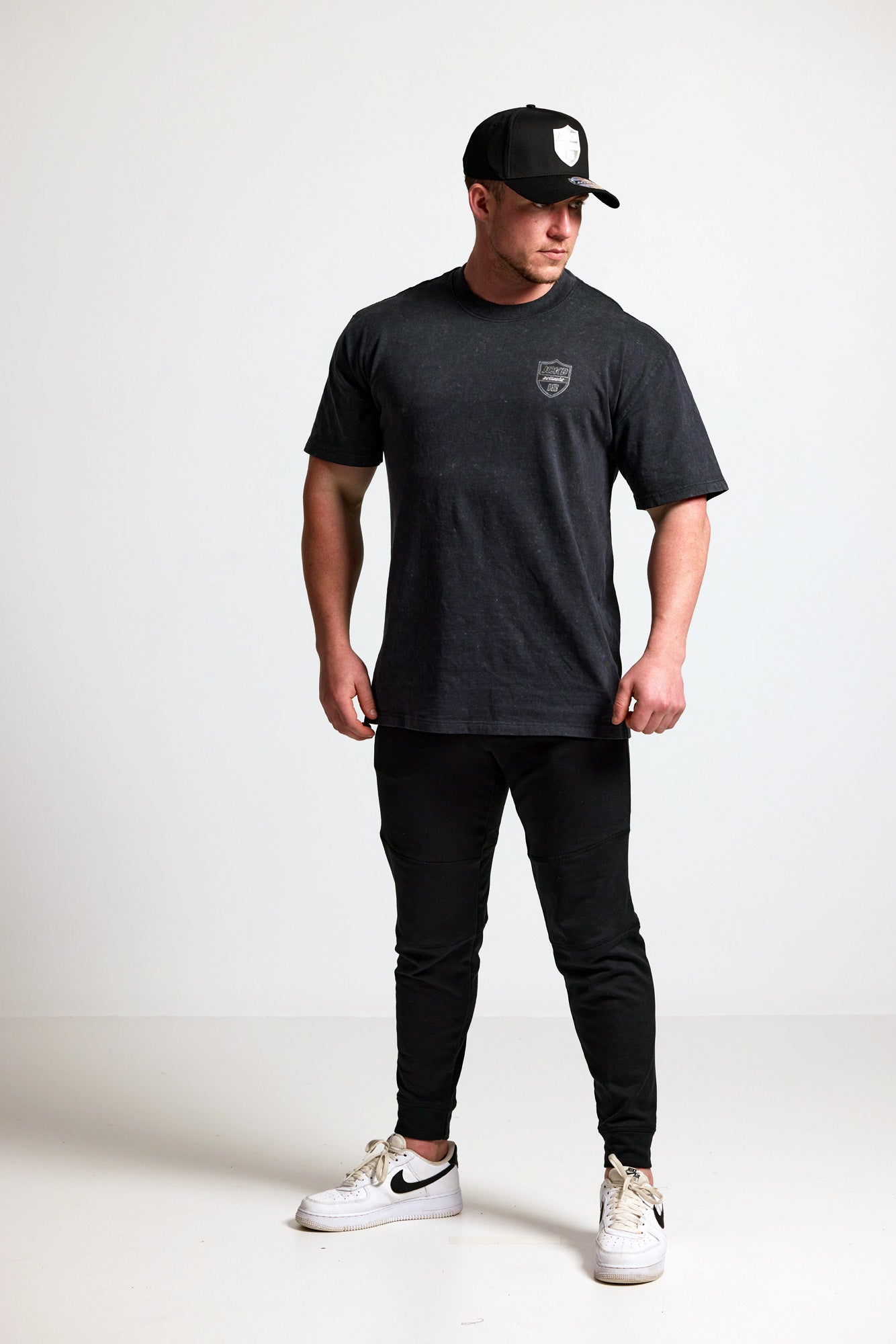 5018 BLACK N BLACK OVERSIZED