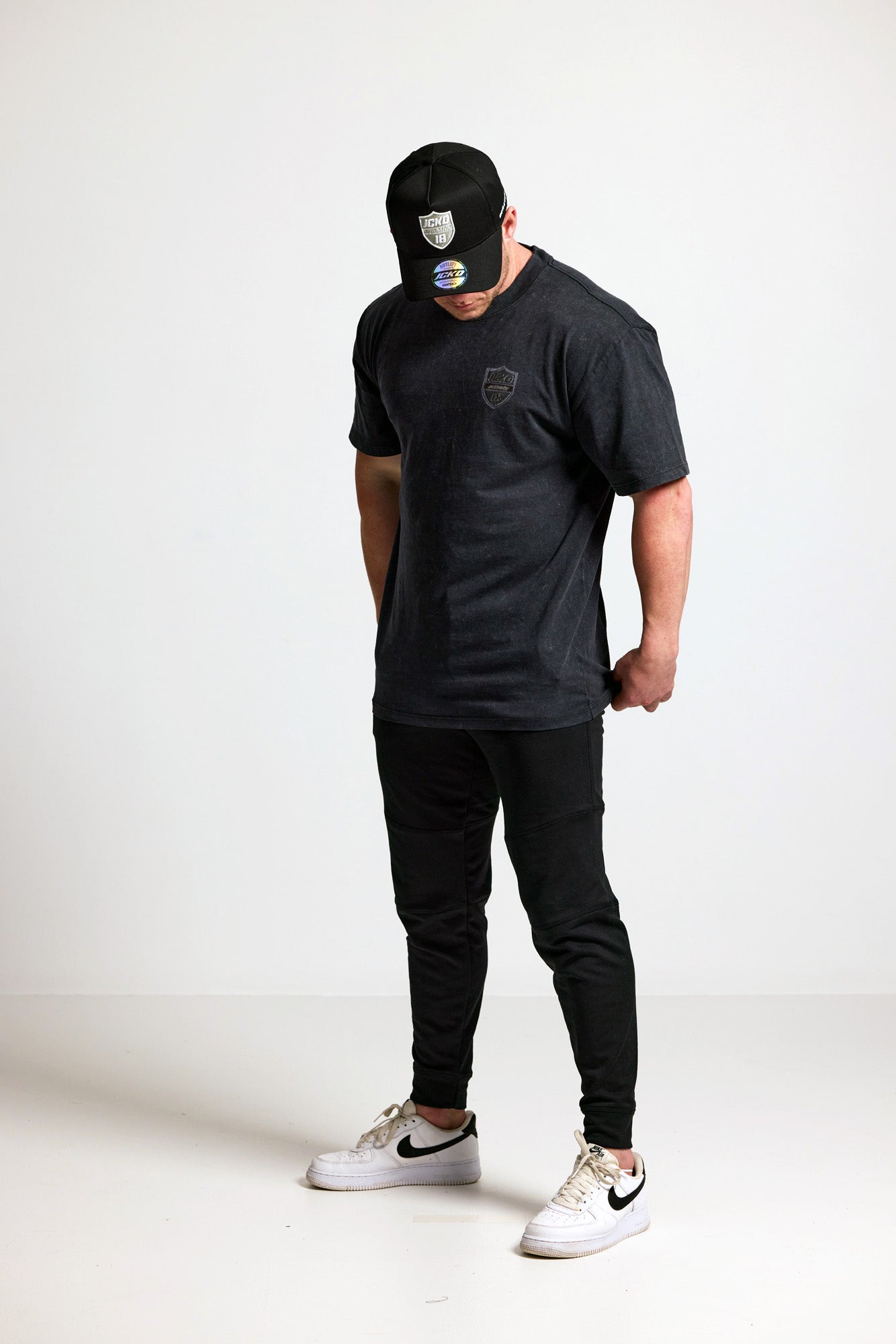 5018 BLACK N BLACK OVERSIZED