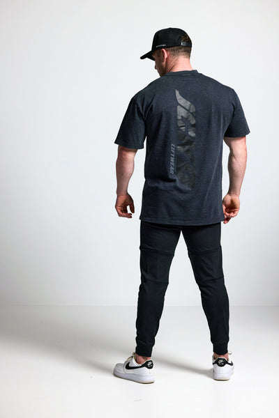 5018 BLACK N BLACK OVERSIZED