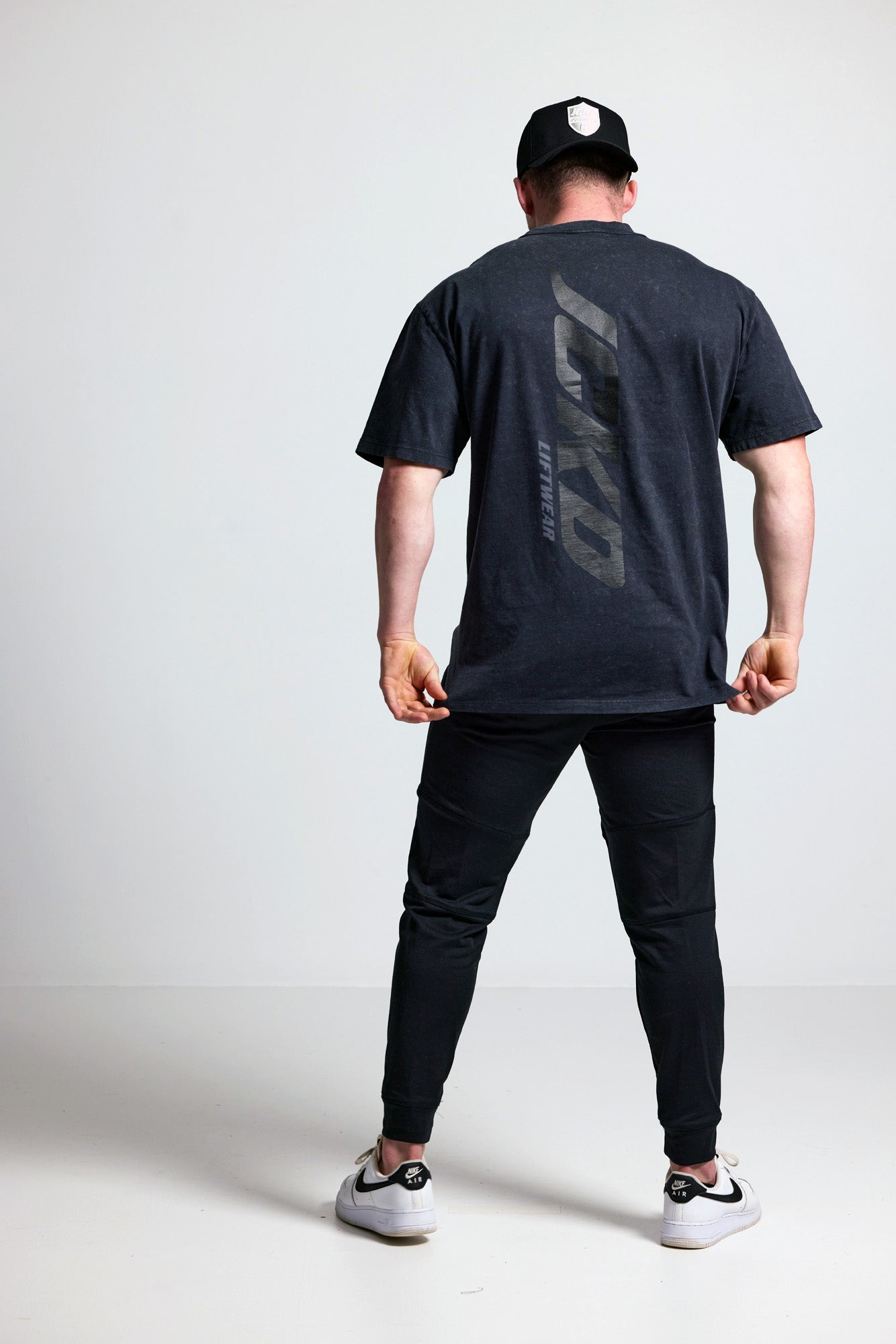 5018 BLACK N BLACK OVERSIZED