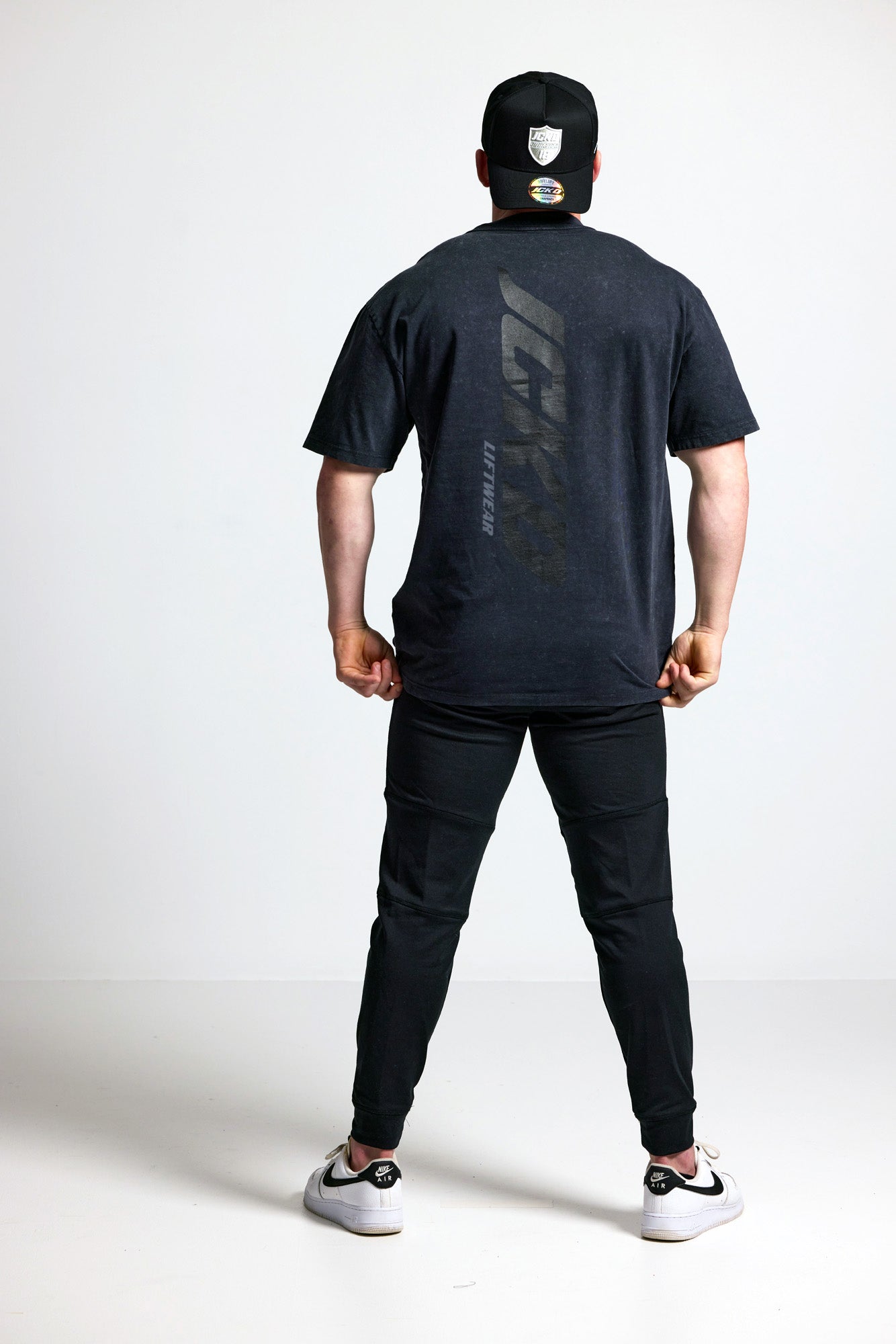 5018 BLACK N BLACK OVERSIZED